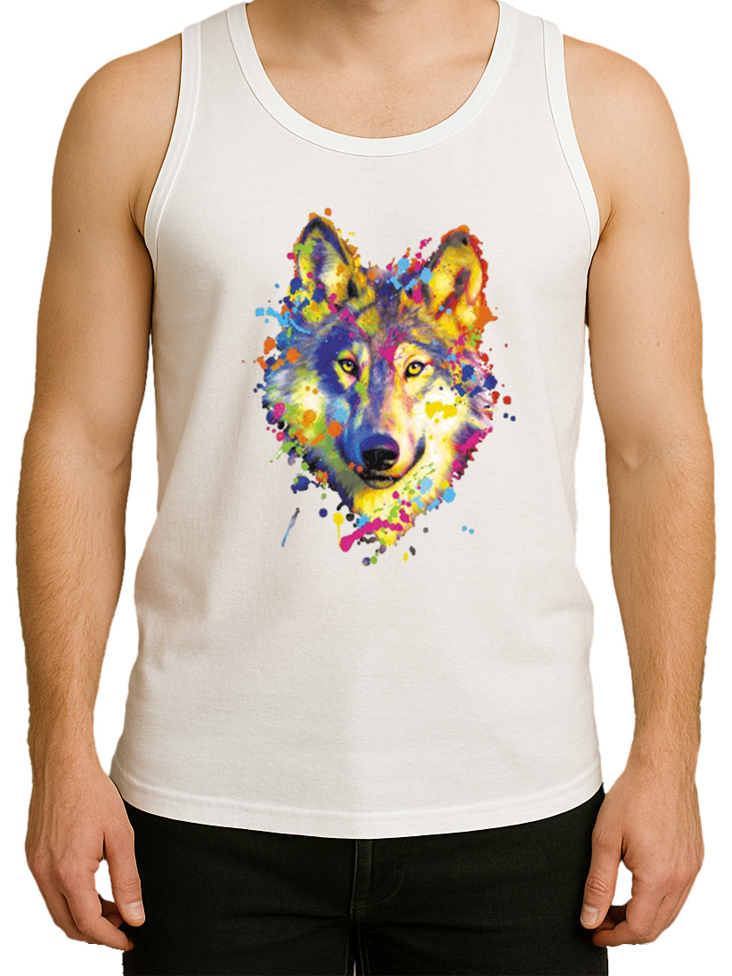 Solar Activated Tank Top for Men - UV Reactive Color Changing Shirt Sunlight - Picture 17 of 17