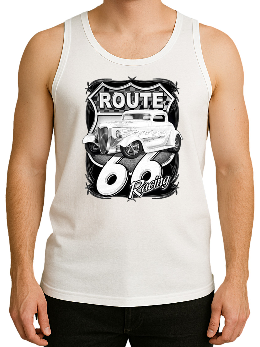 Solar Activated Tank Top for Men - UV Reactive Color Changing Shirt Sunlight - Picture 12 of 17